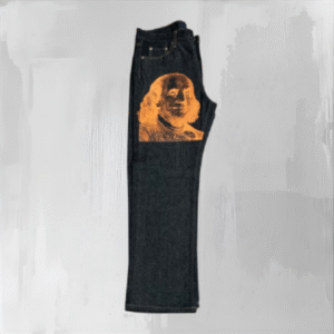 Black Denim/Orange SDL Jeans