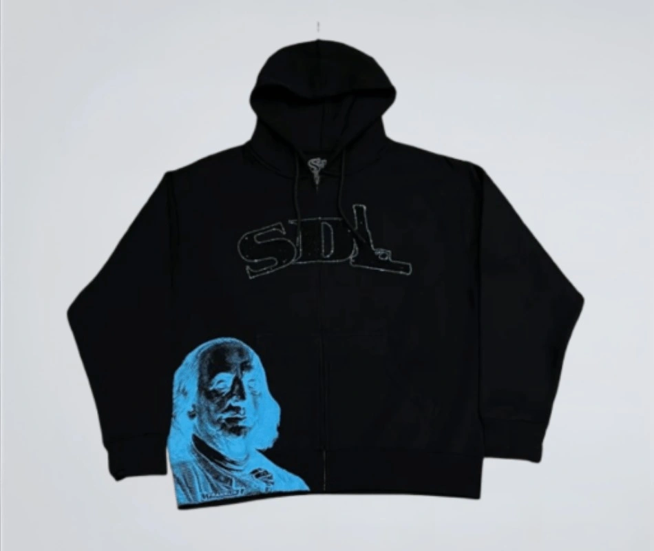Blue-Sdl-Hoodie Blue Sdl Hoodie