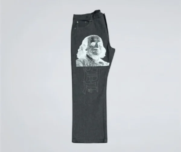 Grey White SDL Jeans Side Pose