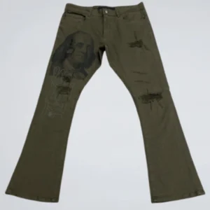 Sdl Olive Flare Jeans